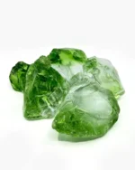 Bryły Szklane Turkusowo Zielone Dwukolorowe